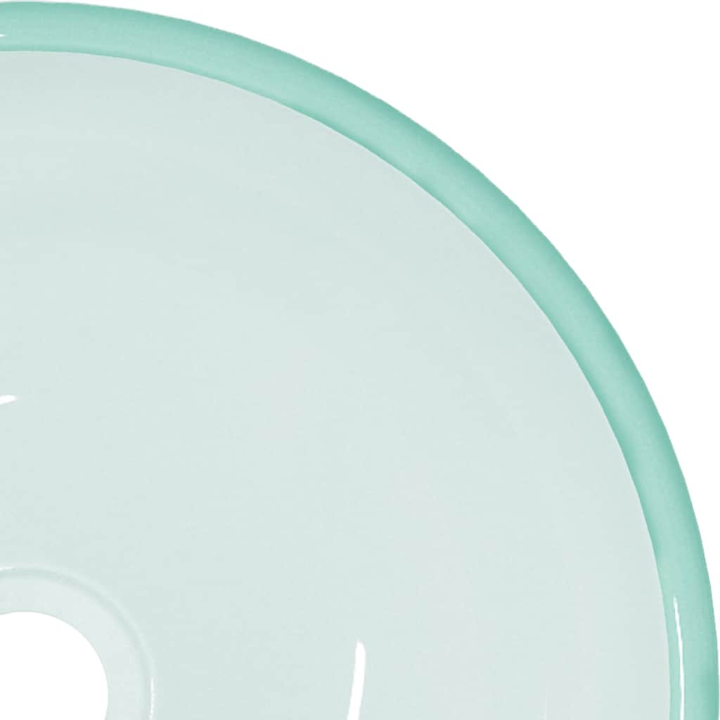 vidaXL Basin Tempered Glass 35x12 cm Frosted 4