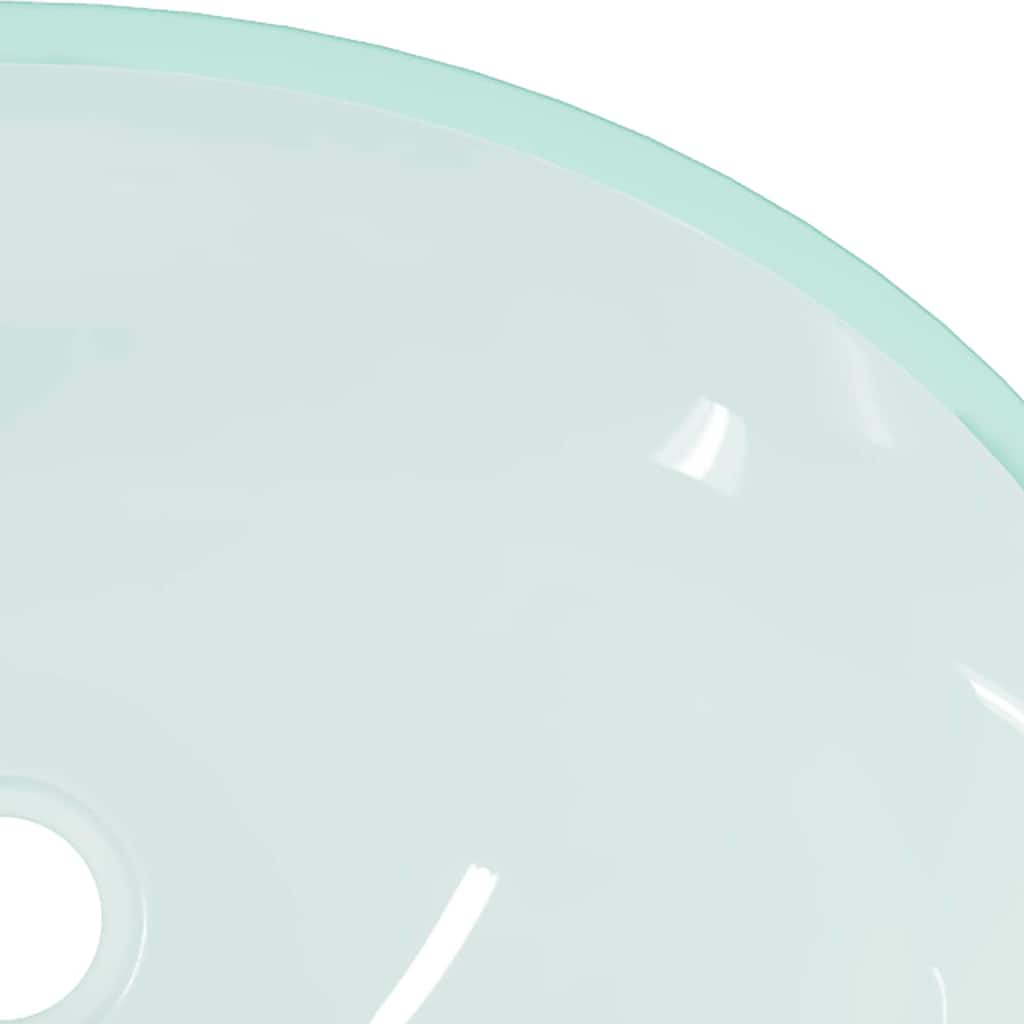 vidaXL Basin Glass 50x37x14 cm Frosted 6