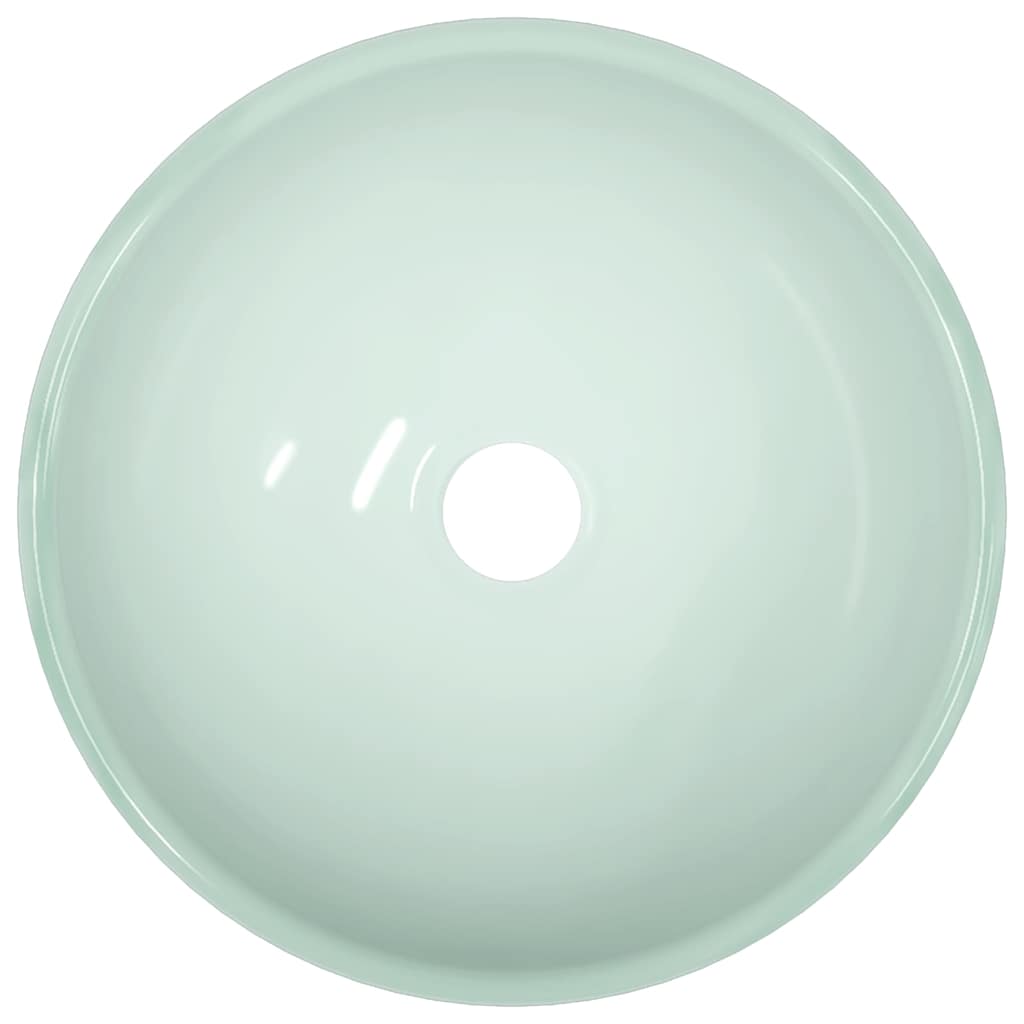 vidaXL Basin Tempered Glass 30x12 cm White 3