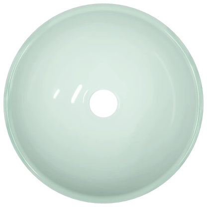 vidaXL Basin Tempered Glass 30x12 cm White 3