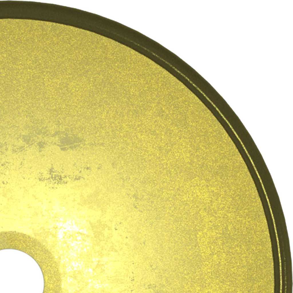 vidaXL Basin Tempered Glass 35x12 cm Gold 4
