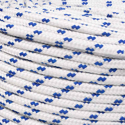 vidaXL Boat Rope White 8 mm 250 m Polypropylene 4