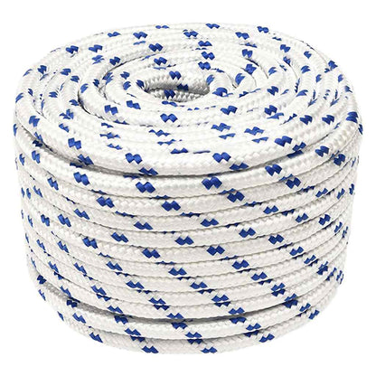 vidaXL Boat Rope White 14 mm 100 m Polypropylene 2