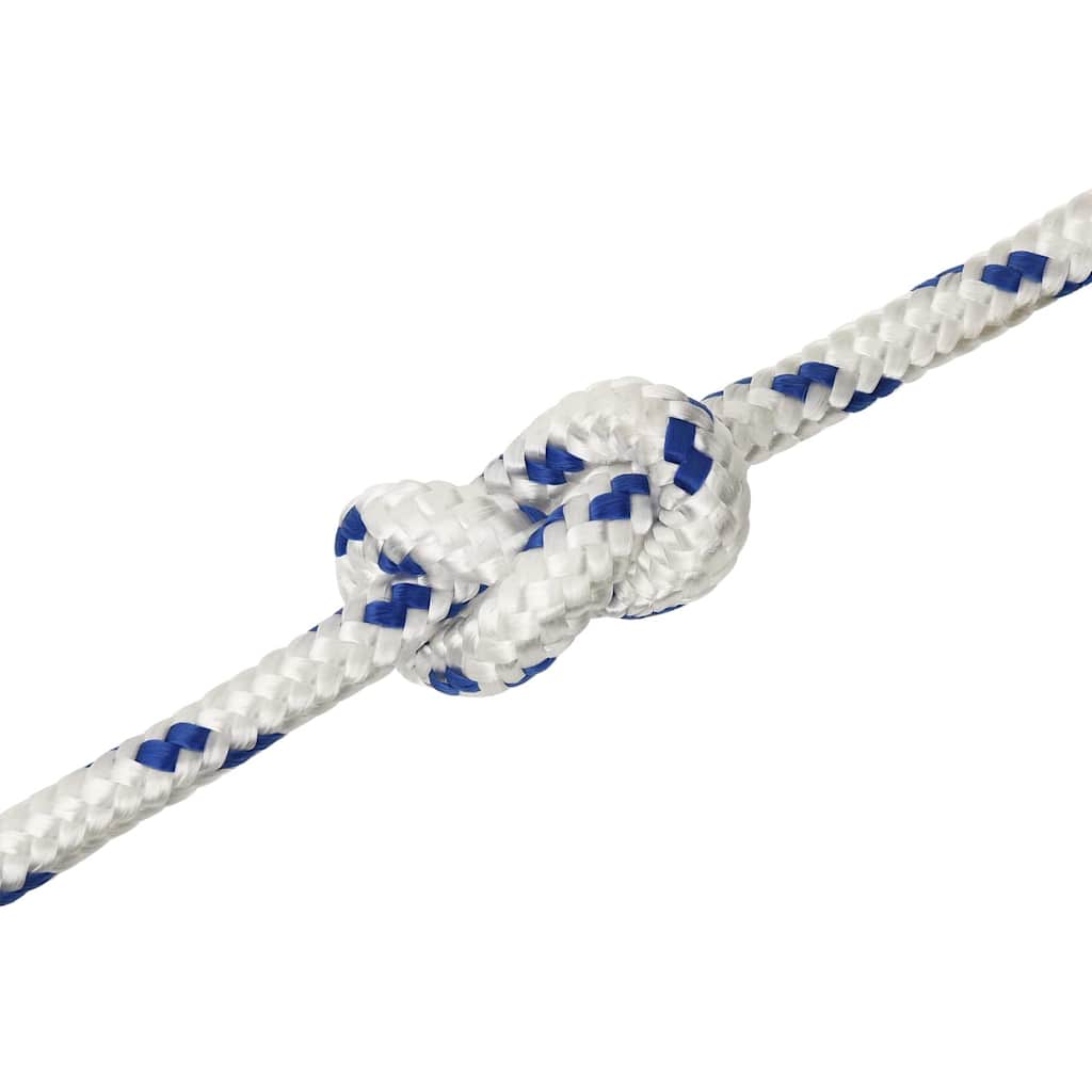 vidaXL Boat Rope White 14 mm 100 m Polypropylene 5
