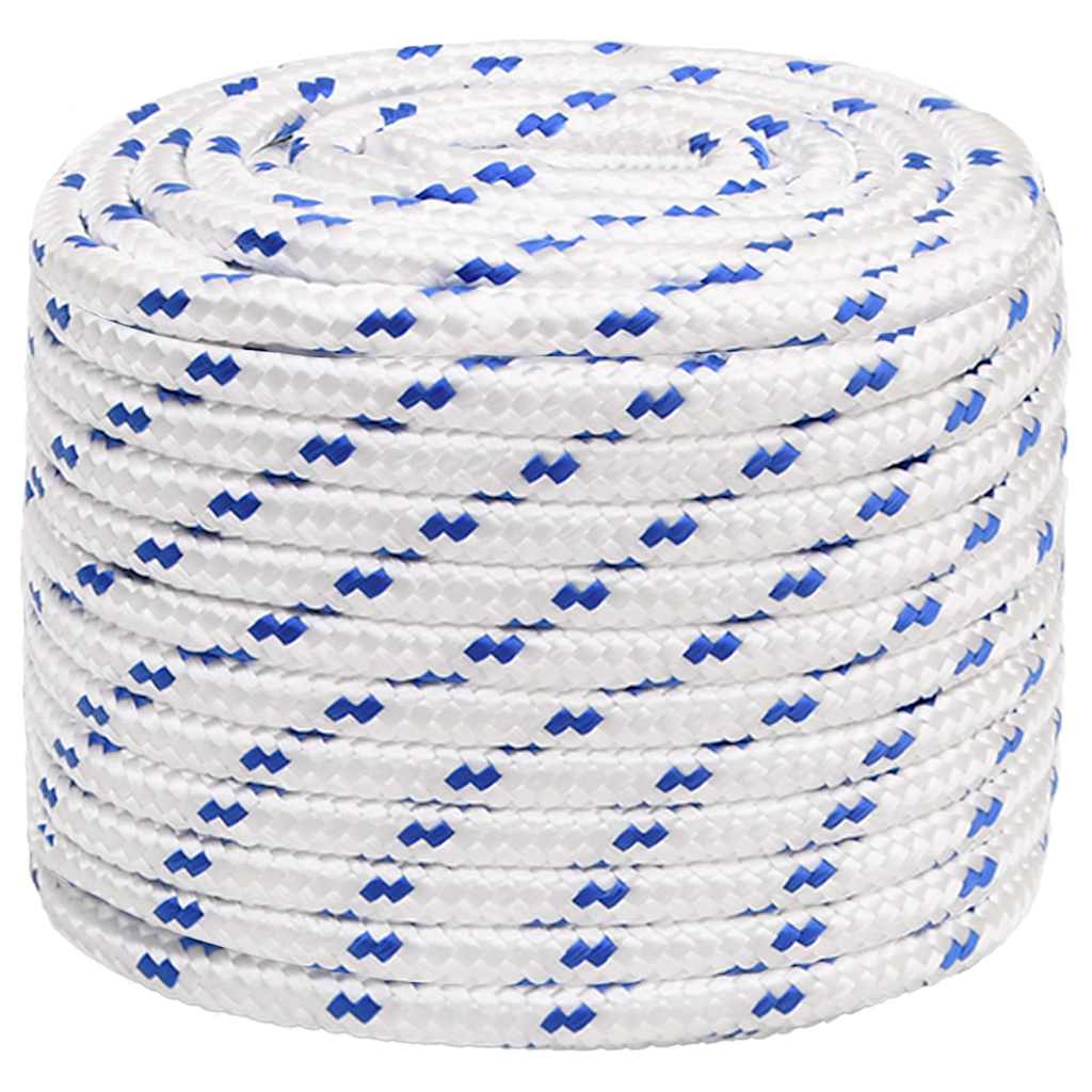 vidaXL Boat Rope White 16 mm 100 m Polypropylene 2
