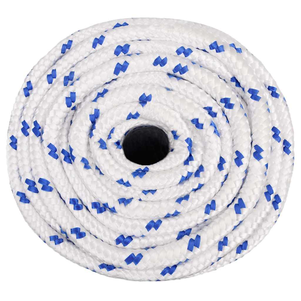 vidaXL Boat Rope White 16 mm 100 m Polypropylene 3