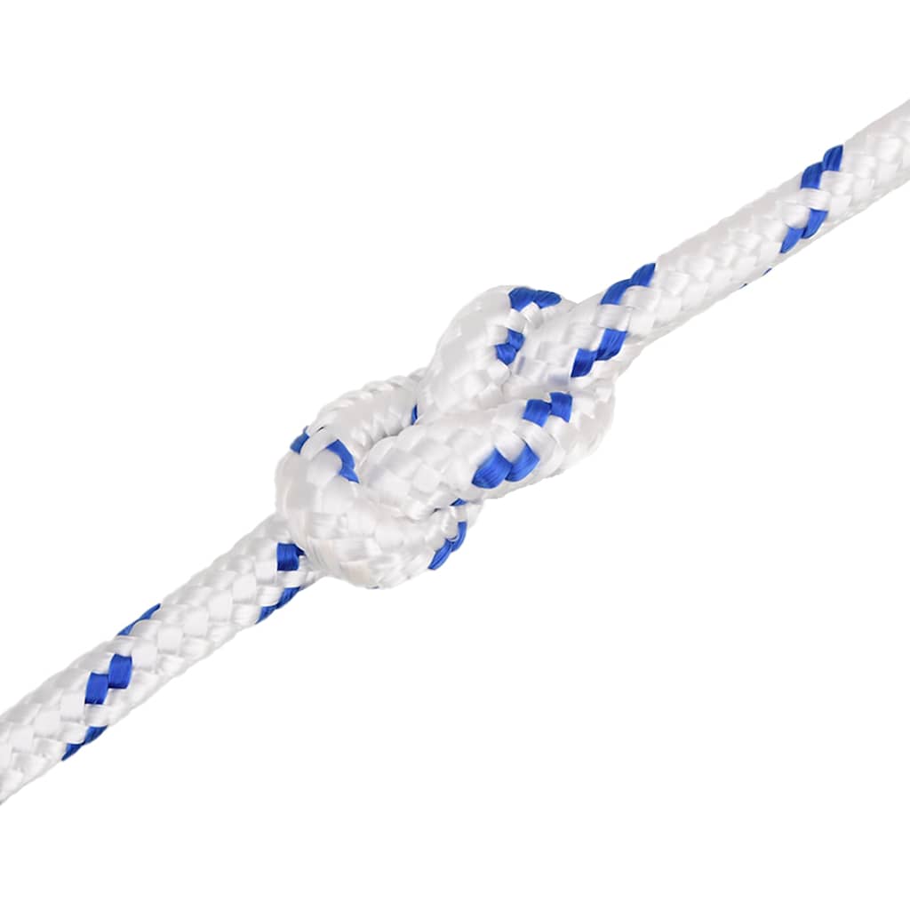 vidaXL Boat Rope White 16 mm 100 m Polypropylene 5
