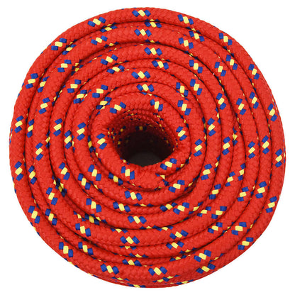 vidaXL Boat Rope Red 14 mm 100 m Polypropylene 3