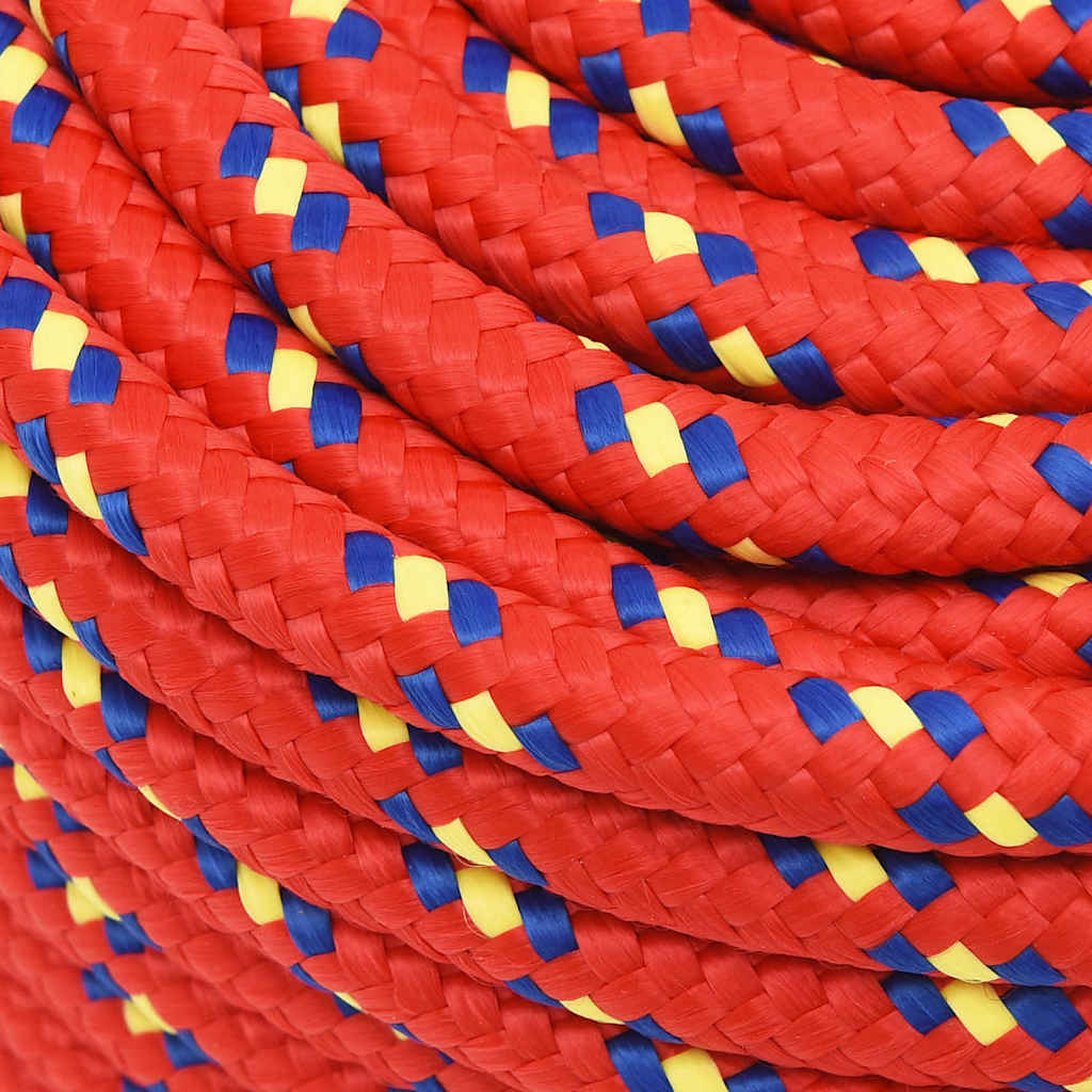 vidaXL Boat Rope Red 14 mm 100 m Polypropylene 4