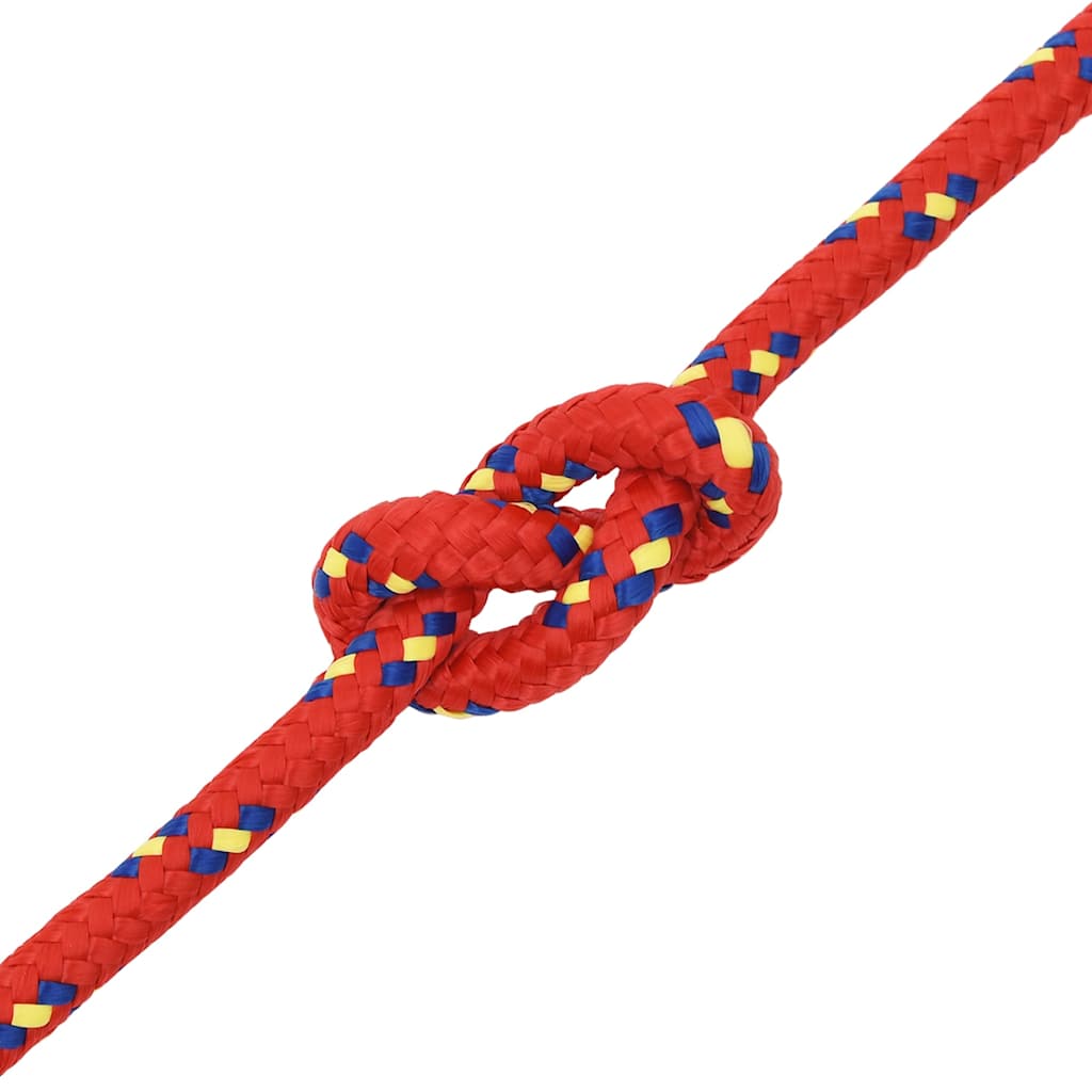 vidaXL Boat Rope Red 14 mm 100 m Polypropylene 5