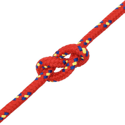 vidaXL Boat Rope Red 14 mm 100 m Polypropylene 5