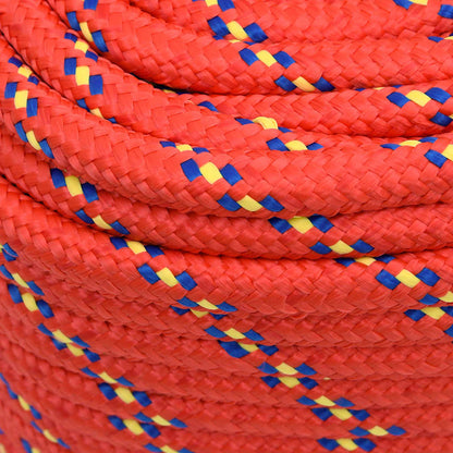 vidaXL Boat Rope Red 18 mm 100 m Polypropylene 4