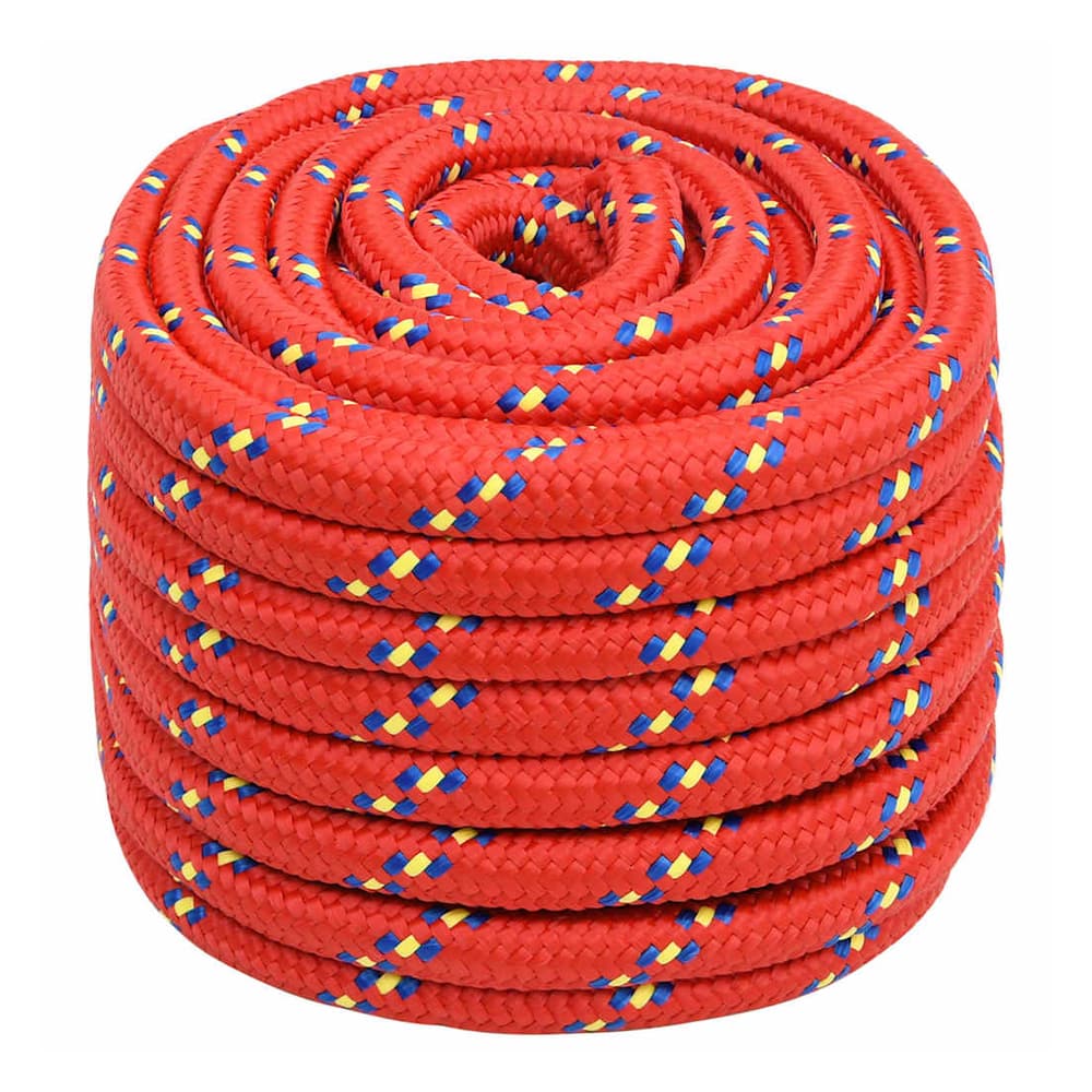 Boat Rope Polypropylene Length 50 m Red 20 mm