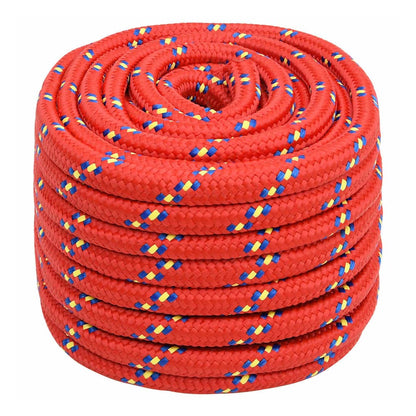 Boat Rope Polypropylene Length 50 m Red 20 mm