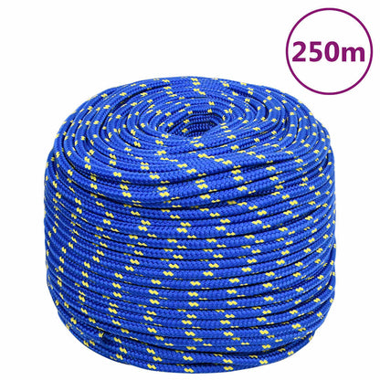 vidaXL Boat Rope Blue 8 mm 250 m Polypropylene 1