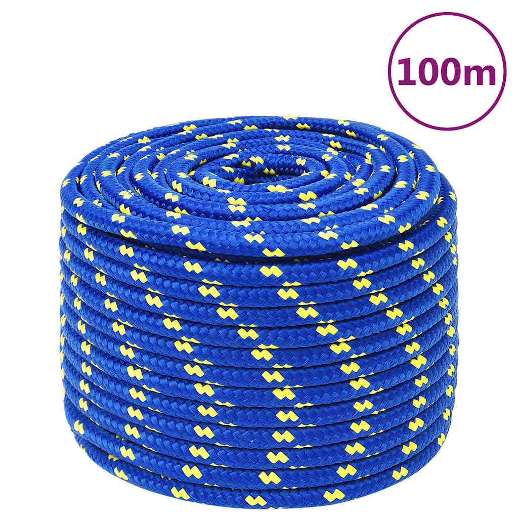 vidaXL Boat Rope Blue 12 mm 100 m Polypropylene 1