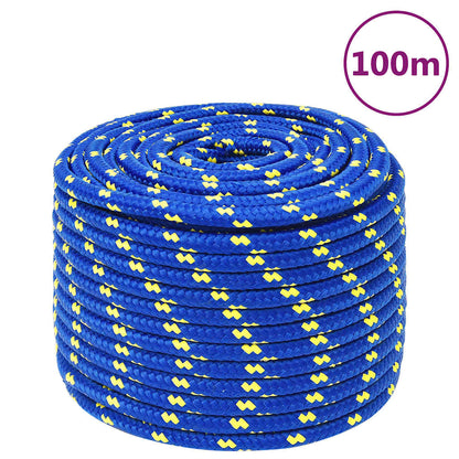 vidaXL Boat Rope Blue 12 mm 100 m Polypropylene 1