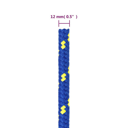vidaXL Boat Rope Blue 12 mm 100 m Polypropylene 6