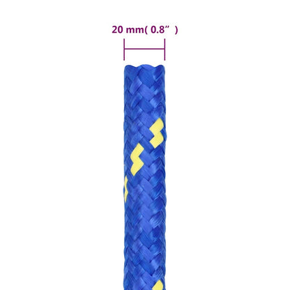 Boat Rope Polypropylene Length 50 m Blue 20 mm