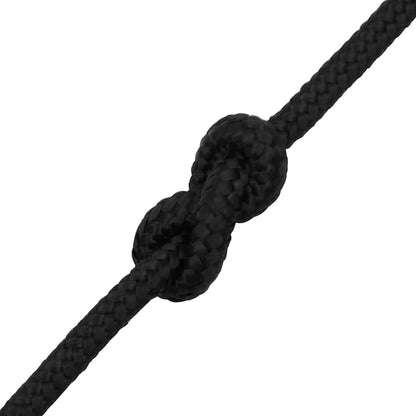 Boat Rope Full Polypropylene Length 250 m Black 8 mm