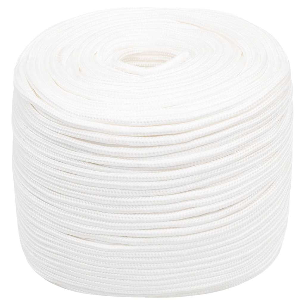 vidaXL Boat Rope Full White 8 mm 250 m Polypropylene 2