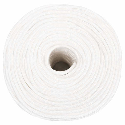 vidaXL Boat Rope Full White 10 mm 250 m Polypropylene 3