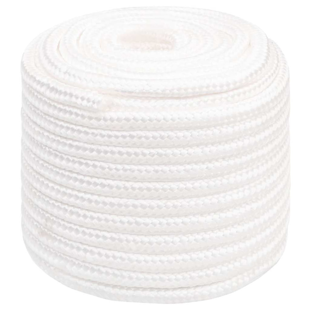 Boat Rope Full Polypropylene Length 100 m White 18 mm