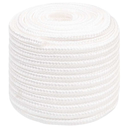 Boat Rope Full Polypropylene Length 100 m White 18 mm