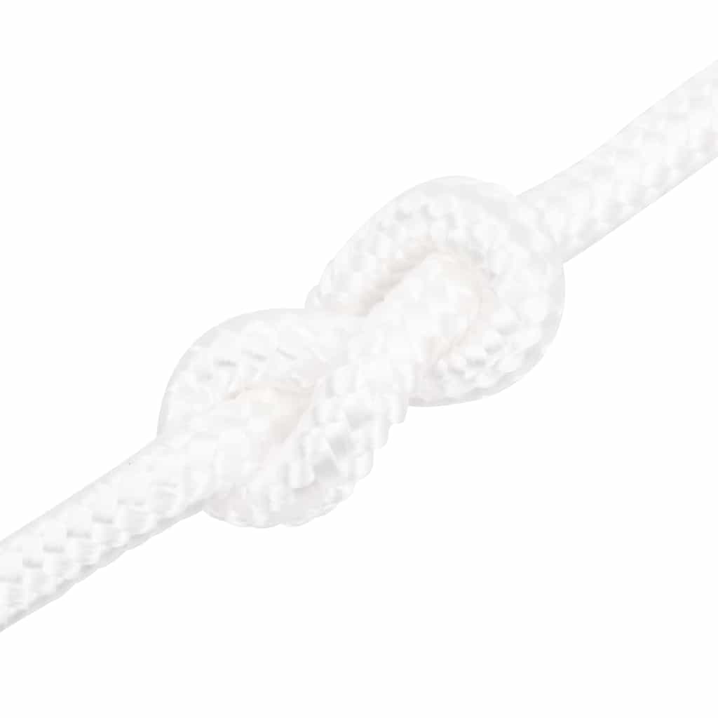 Boat Rope Full Polypropylene Length 100 m White 18 mm