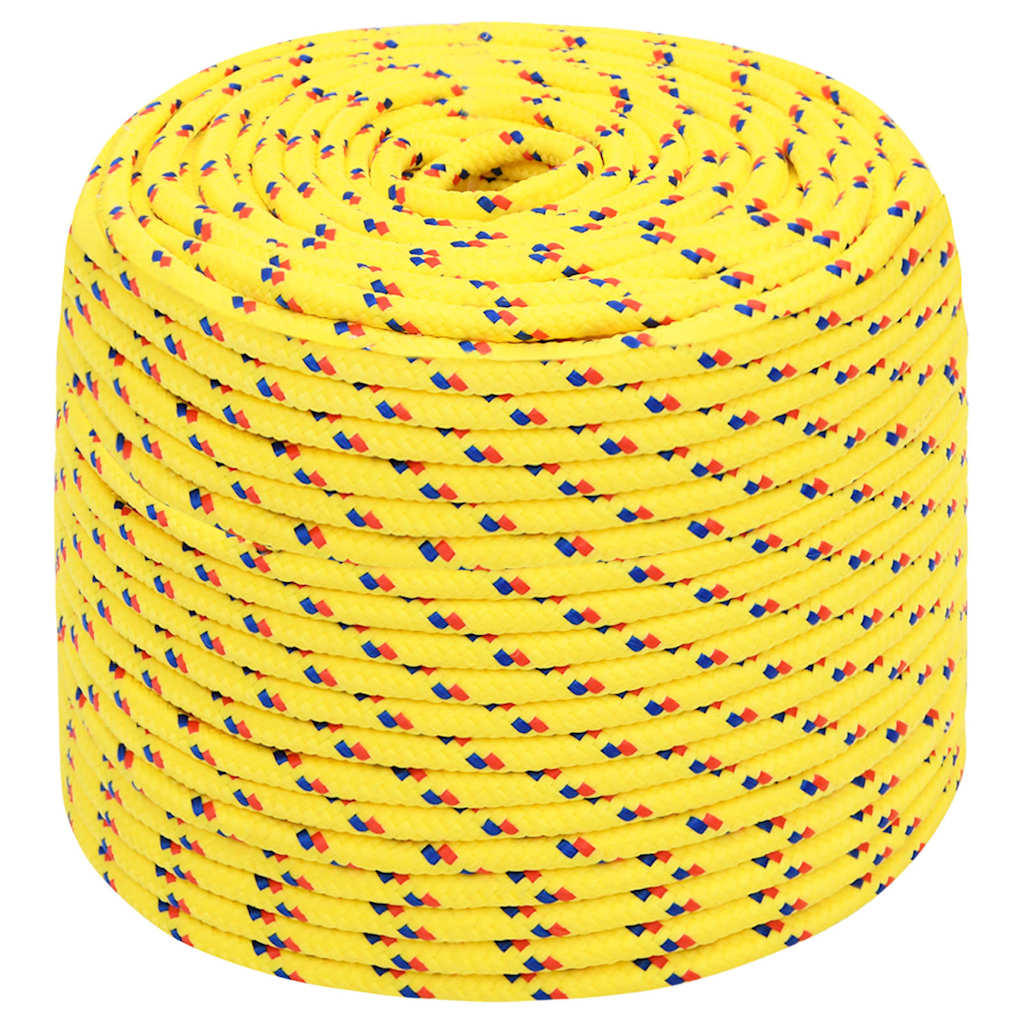 vidaXL Boat Rope Yellow 8 mm 250 m Polypropylene 2