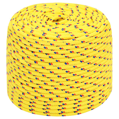 vidaXL Boat Rope Yellow 8 mm 250 m Polypropylene 2