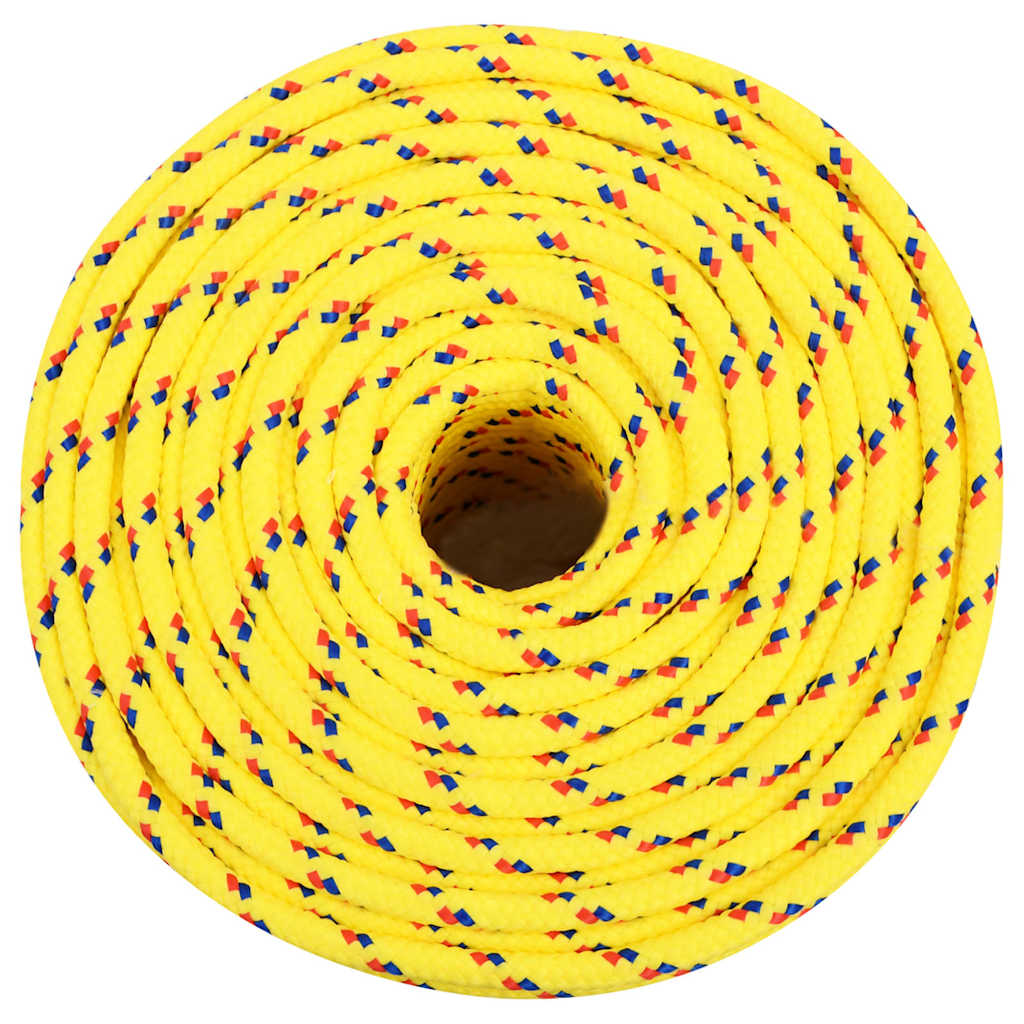 vidaXL Boat Rope Yellow 8 mm 250 m Polypropylene 3