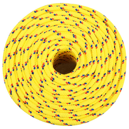 vidaXL Boat Rope Yellow 8 mm 250 m Polypropylene 3