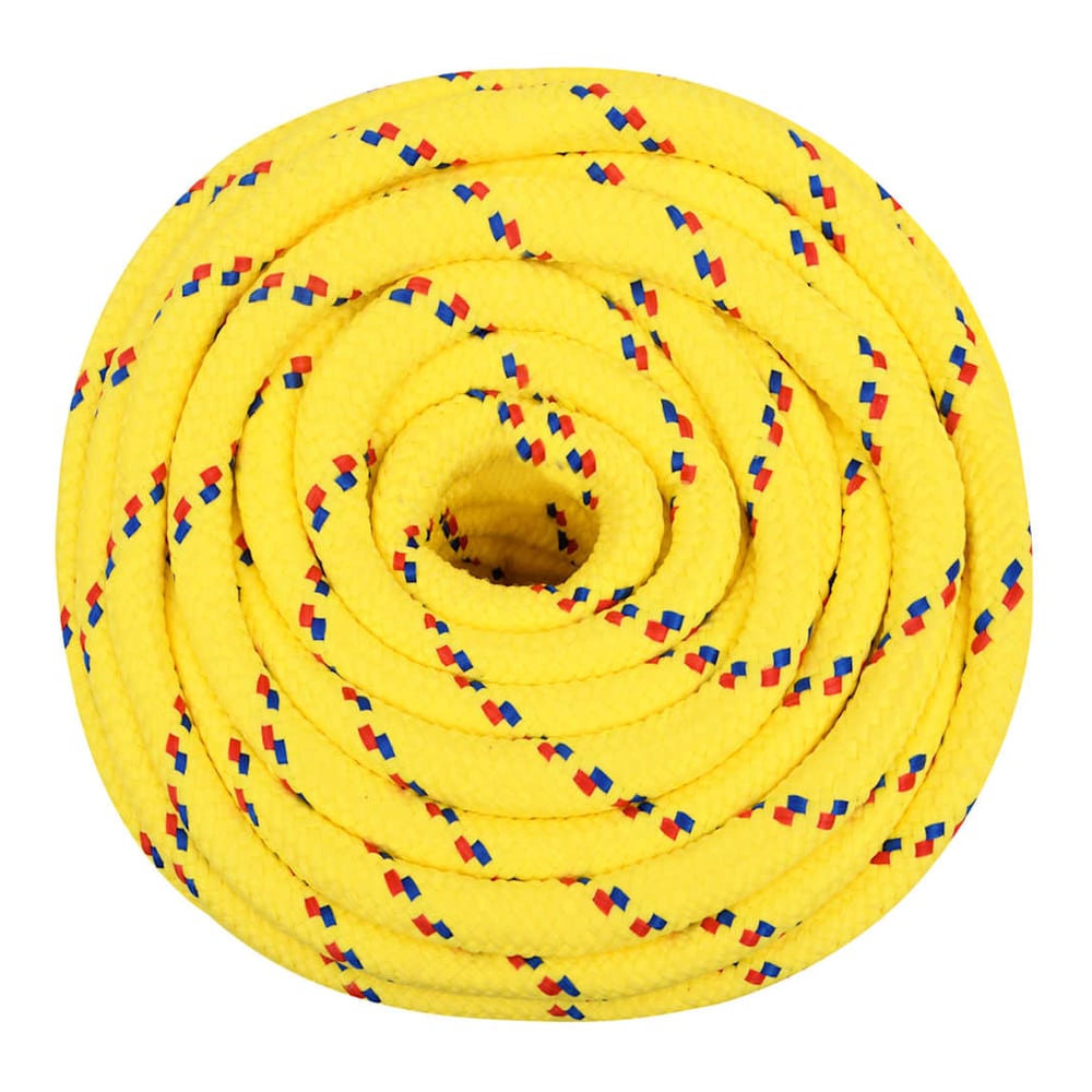 Boat Rope Polypropylene Length 100 m Yellow 18 mm
