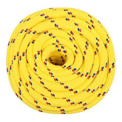 Boat Rope Polypropylene Length 100 m Yellow 18 mm