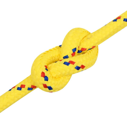 Boat Rope Polypropylene Length 100 m Yellow 18 mm