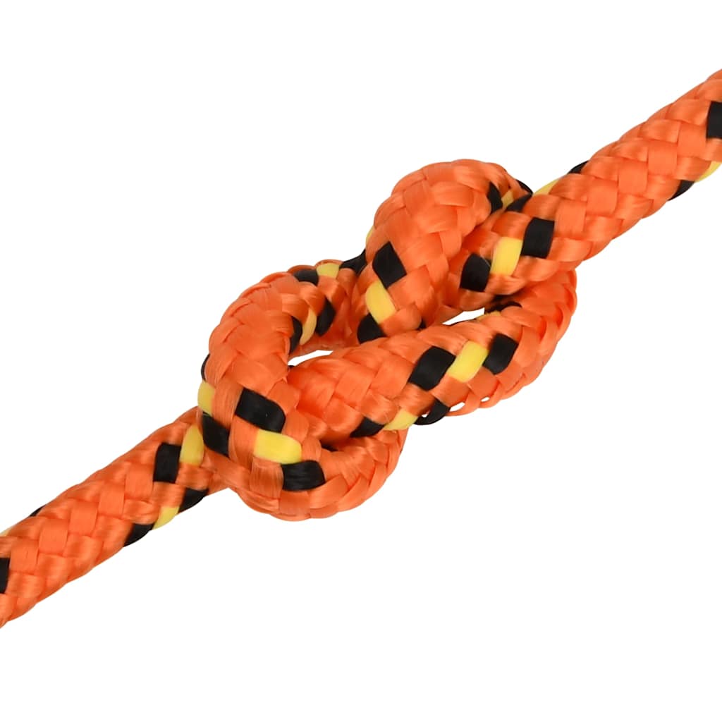 vidaXL Boat Rope Orange 8 mm 250 m Polypropylene 5