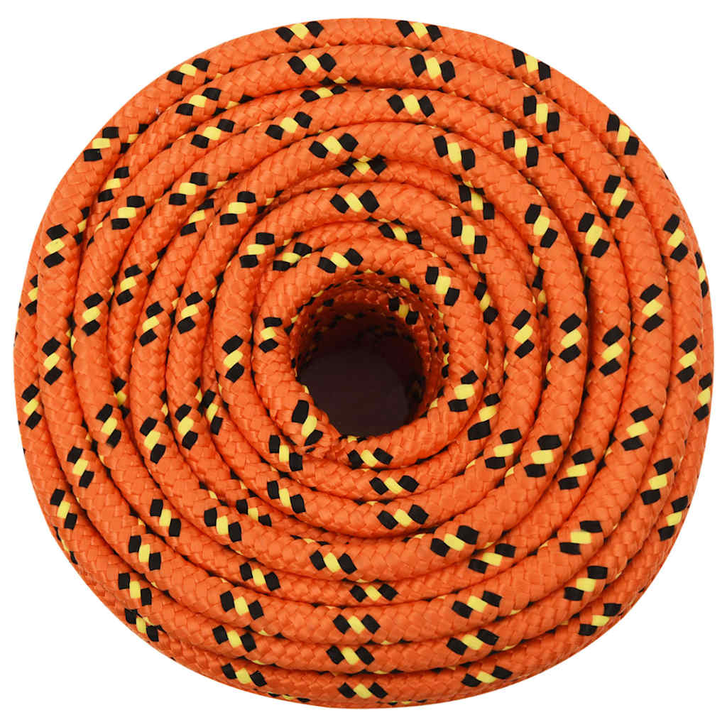 vidaXL Boat Rope Orange 12 mm 100 m Polypropylene 3
