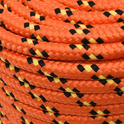 vidaXL Boat Rope Orange 14 mm 100 m Polypropylene 4