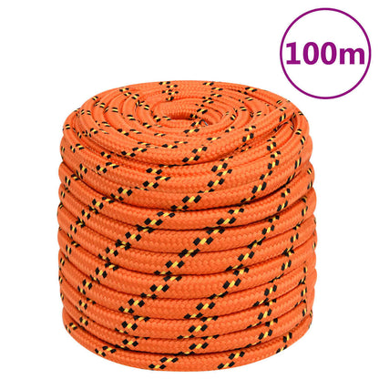 vidaXL Boat Rope Orange 18 mm 100 m Polypropylene 1