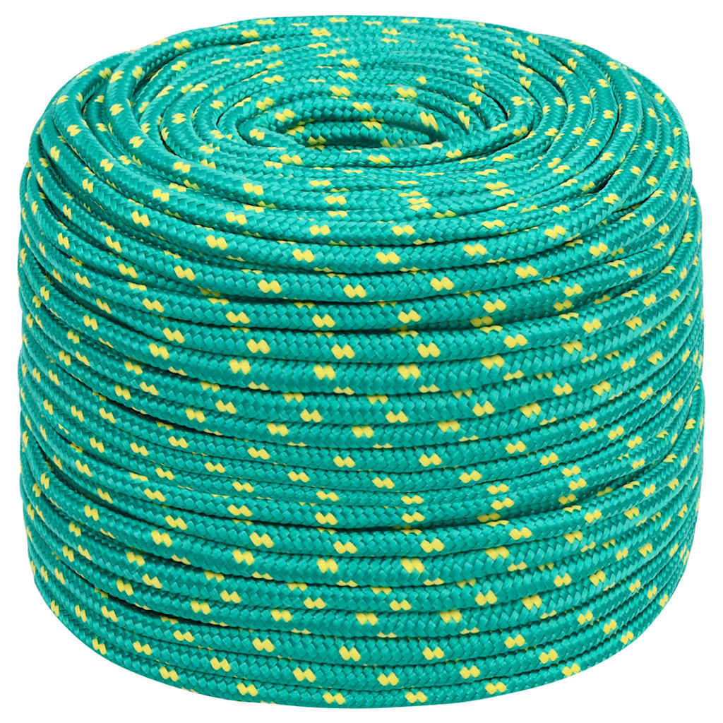 vidaXL Boat Rope Green 8 mm 250 m Polypropylene 2