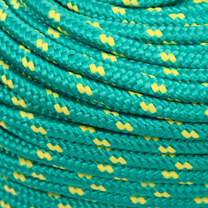 vidaXL Boat Rope Green 8 mm 250 m Polypropylene 4