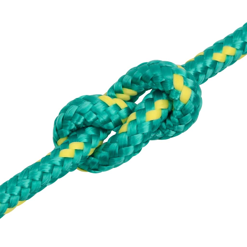 vidaXL Boat Rope Green 8 mm 250 m Polypropylene 5