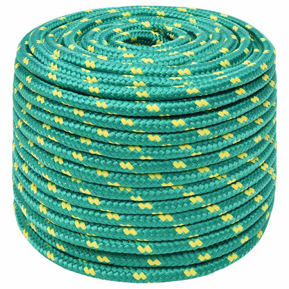 vidaXL Boat Rope Green 14 mm 100 m Polypropylene 2