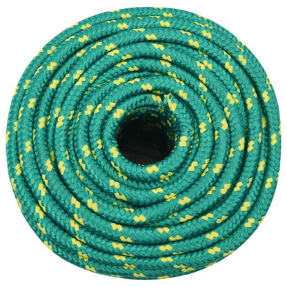 vidaXL Boat Rope Green 14 mm 100 m Polypropylene 3