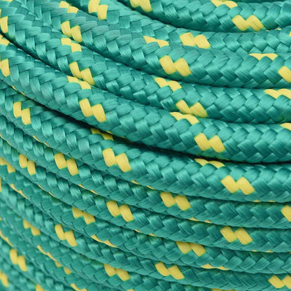 vidaXL Boat Rope Green 14 mm 100 m Polypropylene 4