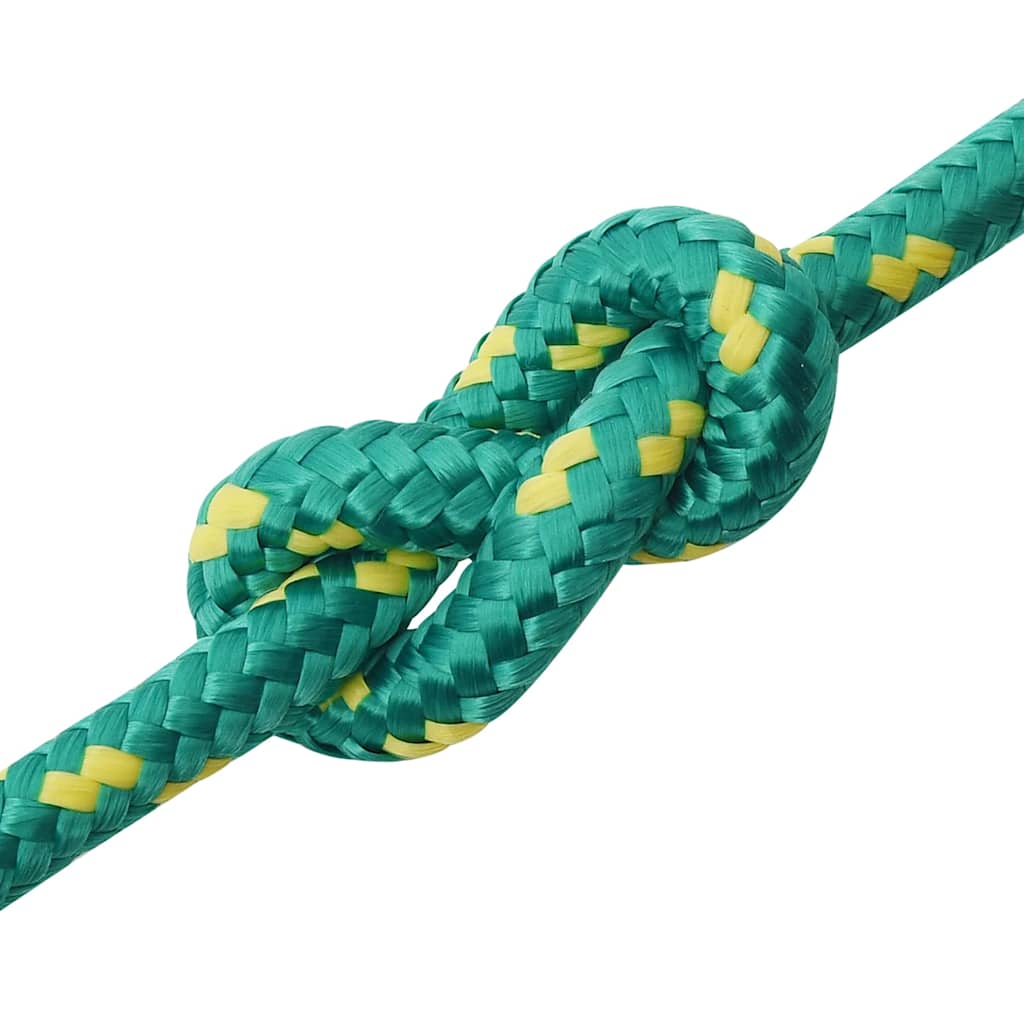 vidaXL Boat Rope Green 14 mm 100 m Polypropylene 5