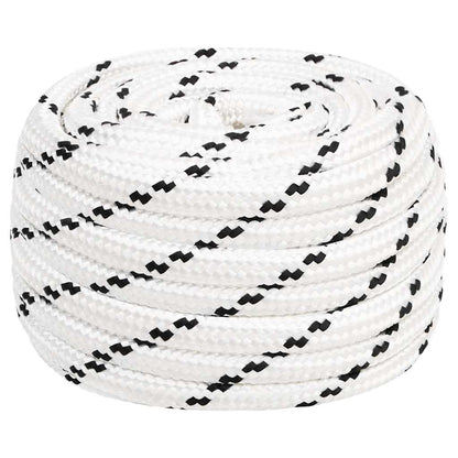 vidaXL Work Rope Polyester White Length 100 m