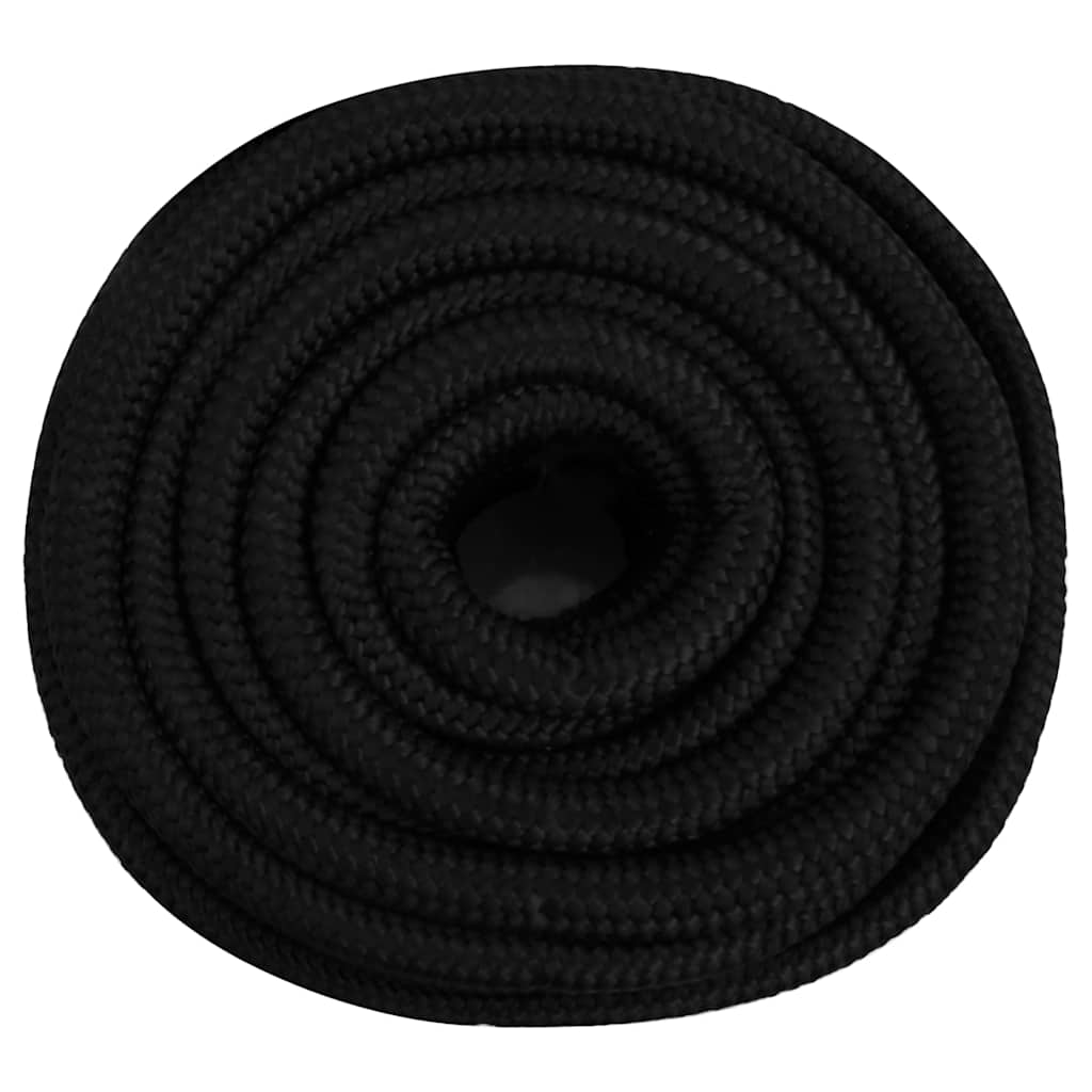 vidaXL Work Rope Black 20 mm 25 m Polyester 3