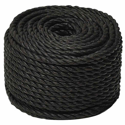 vidaXL Work Rope Black 12 mm 250 m Polypropylene 2